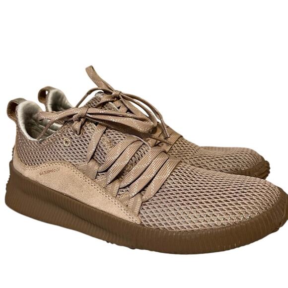 Sorel Sneakers Out N About Plus Shoes Waterproof Natural Tan Women's Size 7.5 - Picture 1 of 9